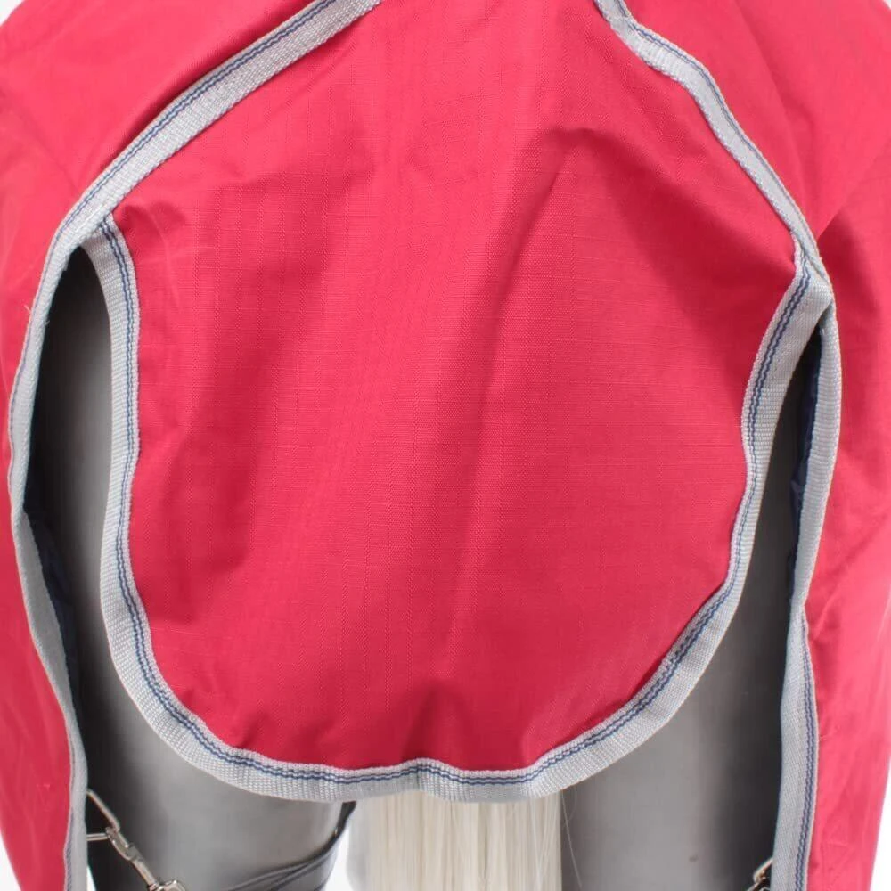 Weatherbeeta Comfitec Classic Combo Neck Horse Turnout Rug (Red/Silver/Navy) 2 Weatherbeeta Comfitec Classic Combo Neck Horse Turnout Rug (Red/Silver/Navy) - Image 2