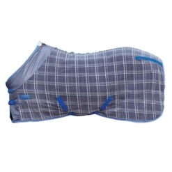 Weatherbeeta Standard Neck Fleece Cooler Rug (Grey Plaid)