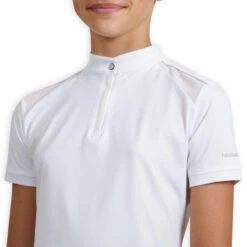 Girls' Short-Sleeved Horse Riding Show Polo Shirt 500 -Weatherbeeta Sales Store k11f16ffd28eaef5999517104d0975978