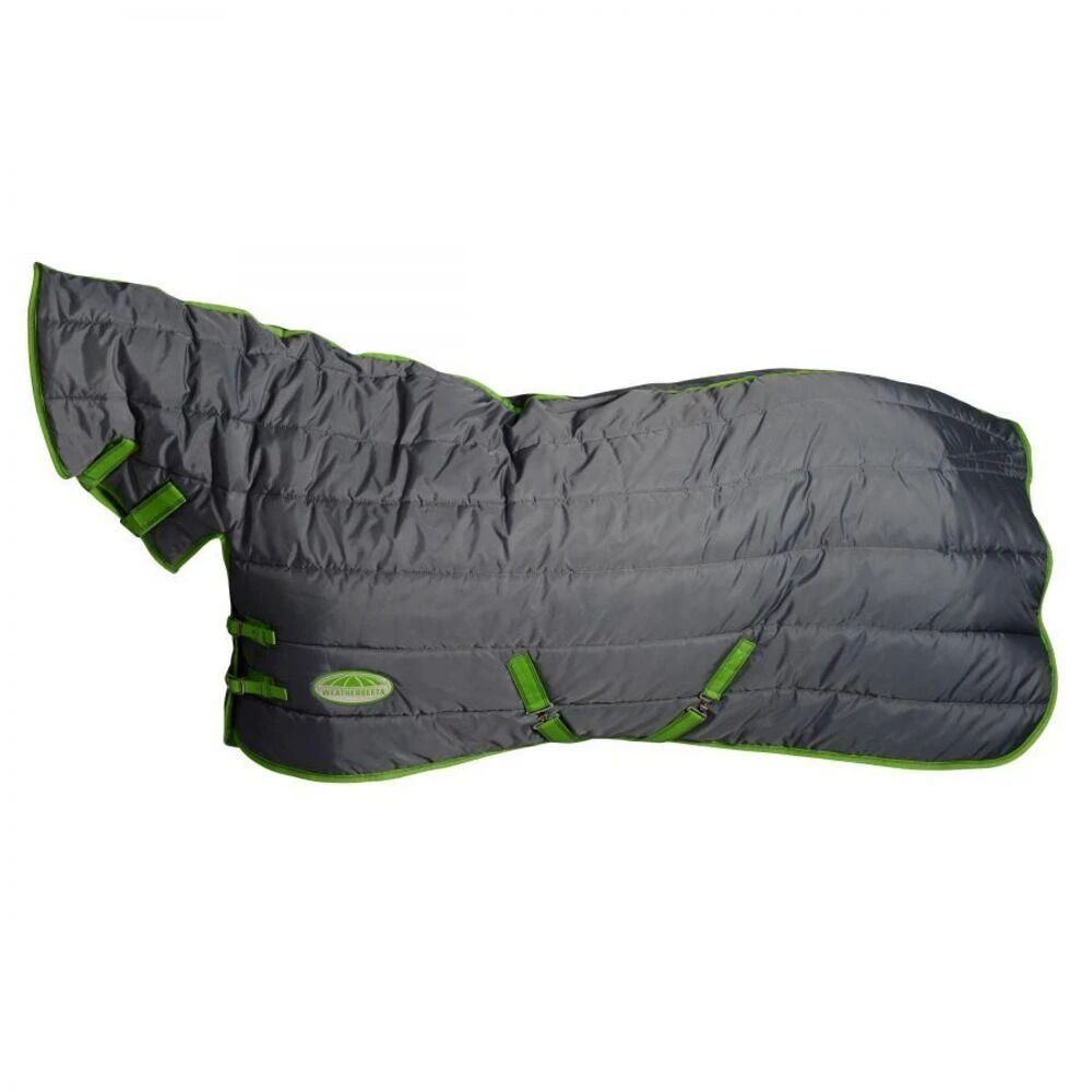 Weatherbeeta Comfitec Medium 210d Channel Quilt Combo Neck Stable Rug (Grey/Lime) 1 Weatherbeeta Comfitec Medium 210d Channel Quilt Combo Neck Stable Rug (Grey/Lime)