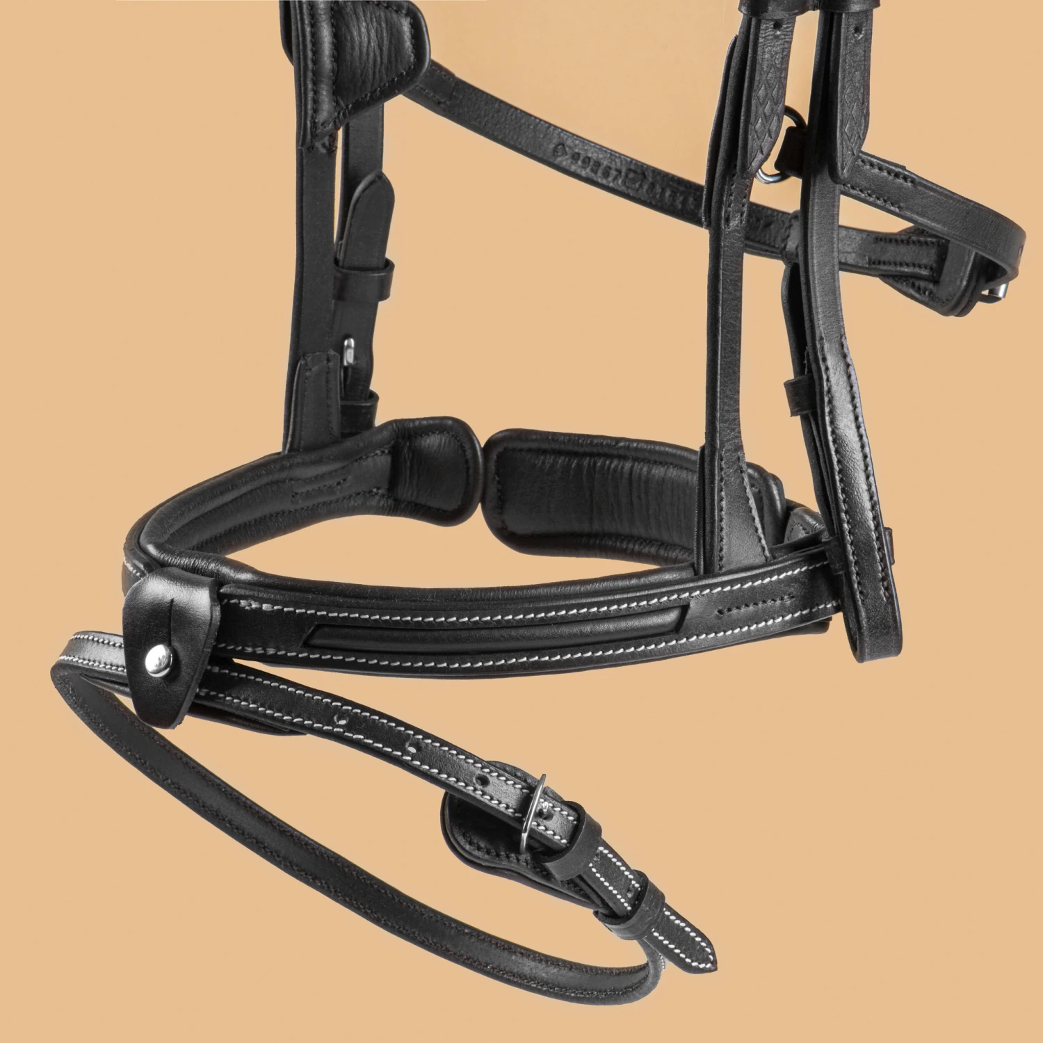 Horse Riding Leather Bridle With French Noseband For Horse & Pony 900 2 Horse Riding Leather Bridle With French Noseband For Horse & Pony 900 - Image 2