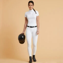 Women's Horse Riding Short-Sleeved Show Polo Shirt 500 -Weatherbeeta Sales Store k34a1c8fdd228b31fd83755c282c64175