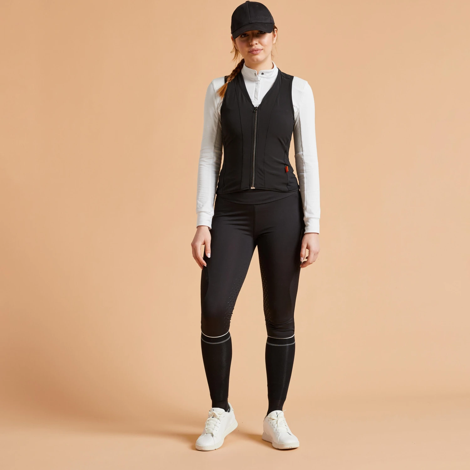 Adult Horse Riding Flexible Back Protector 500 2 Adult Horse Riding Flexible Back Protector 500 - Image 2