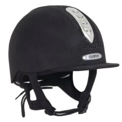 JUNIOR X-AIR DAZZLE PLUS Riding Hat Black