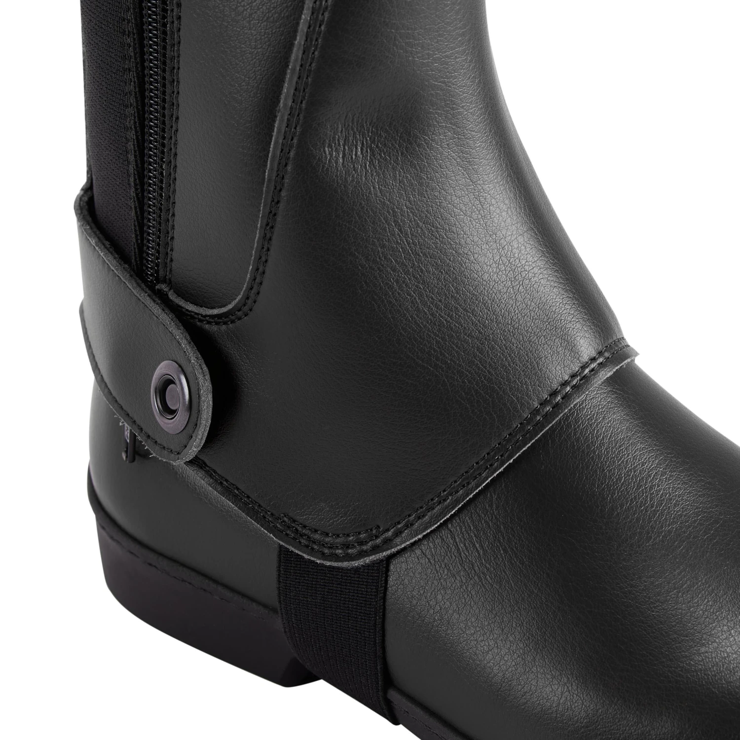 Adult Horse Riding Synthetic Half-Chaps 500 4 Adult Horse Riding Synthetic Half-Chaps 500 - Image 4