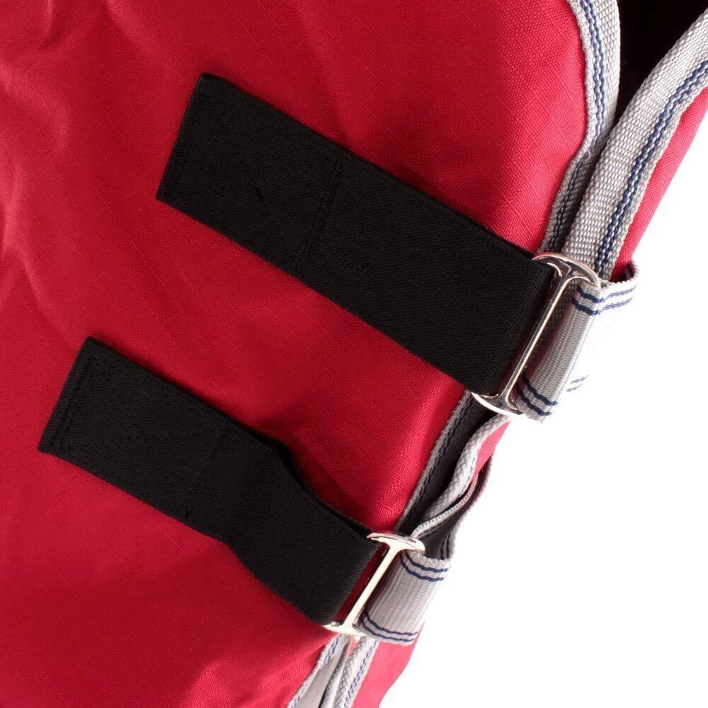 Weatherbeeta Comfitec Classic Combo Neck Horse Turnout Rug (Red/Silver/Navy) 3 Weatherbeeta Comfitec Classic Combo Neck Horse Turnout Rug (Red/Silver/Navy) - Image 3