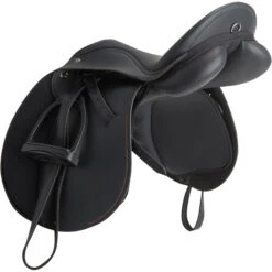 Synthia Horse Riding Synthetic All-Purpose 16"5 Saddle For Horse & Pony - Black -Weatherbeeta Sales Store k813167f24c1665a6fba0c4bf12d4bb84