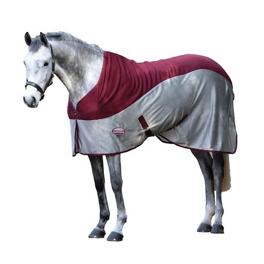 Weatherbeeta MicroAir Standard Neck Cooler Rug (Burgundy/Grey) 1 Weatherbeeta MicroAir Standard Neck Cooler Rug (Burgundy/Grey)