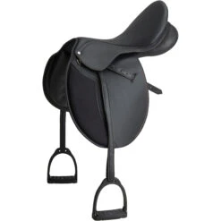 Synthia Horse Riding Synthetic All-Purpose 16"5 Saddle For Horse & Pony - Black -Weatherbeeta Sales Store k907a6f8a65fe55a325c84c548c3aedaf