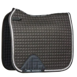 Weatherbeeta Prime Bling Dressage Saddle Pad For Horses (Black)