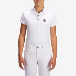 Kids' Short-Sleeved Horse Riding Show Polo Shirt 100 -Weatherbeeta Sales Store ka4da0eece83717a464ce9f5668f1a306