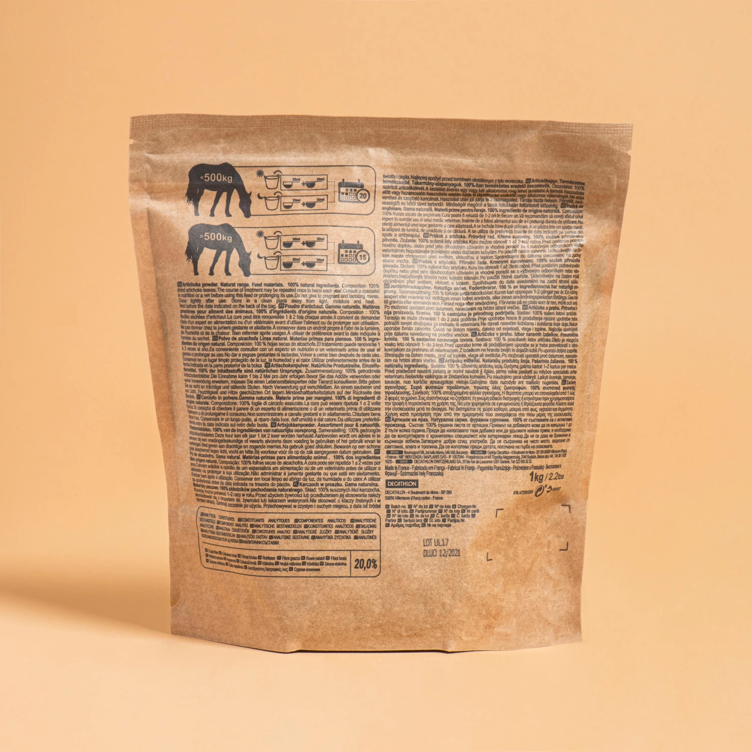 Horse And Pony 1 Kg Powdered Artichoke Dietary Supplement 2 Horse And Pony 1 Kg Powdered Artichoke Dietary Supplement - Image 2