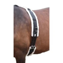 Fleece Padding Nylon Horse Lunging Roller (Black)