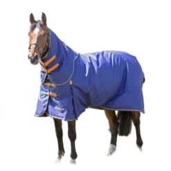 Highlander Original 100g Horse Turnout Rug & Neck Cover (Navy)