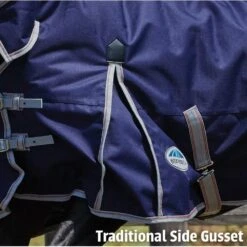 Weatherbeeta Comfitec Lite Plus Essential Standard Neck Turnout Rug (Navy/Silver/Red) 6 Weatherbeeta Comfitec Lite Plus Essential Standard Neck Turnout Rug (Navy/Silver/Red) -Weatherbeeta Sales Store kcf896867ead5c0ed623f9e726378f139