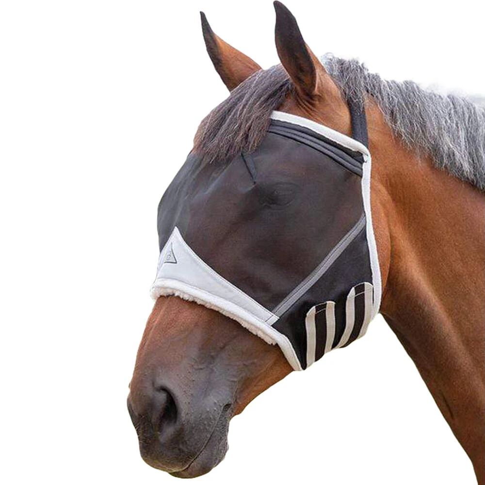 Fine Mesh Earless Horse Fly Mask (Black) 1 Fine Mesh Earless Horse Fly Mask (Black)
