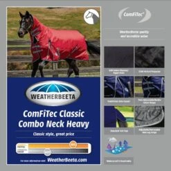 Weatherbeeta Comfitec Heavy Classic Combo Neck Turnout Rug (Red/Silver/Navy) 5 Weatherbeeta Comfitec Heavy Classic Combo Neck Turnout Rug (Red/Silver/Navy) -Weatherbeeta Sales Store kd7a240f68a4526a140d796fd94d6b47f