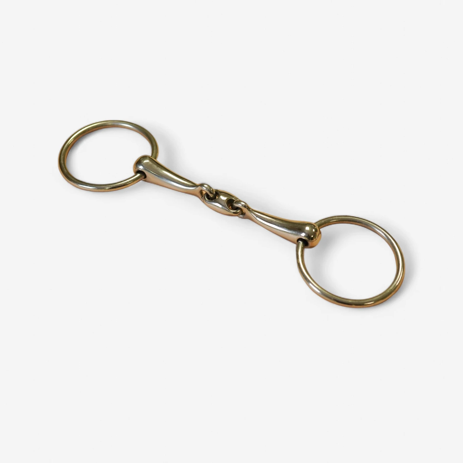Double Jointed Ring Snaffle For Horse And Pony 1 Double Jointed Ring Snaffle For Horse And Pony
