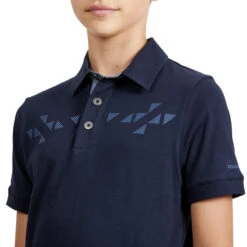 Boys' Horse Riding Short-Sleeved Polo 140 -Weatherbeeta Sales Store kdb64922a5468fea85106a5b9fd6b2909
