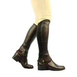 Saxon Unisex Equileather Half Chaps (Brown) -Weatherbeeta Sales Store kfb0c9c156ef21e55139622f9355af840 1